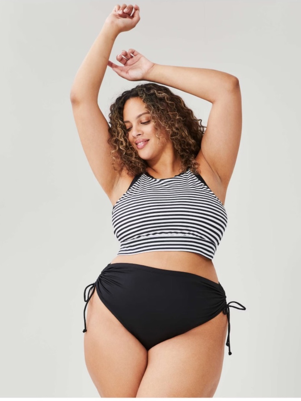 NWT Joe Fresh 1X High Neck Bikini Top